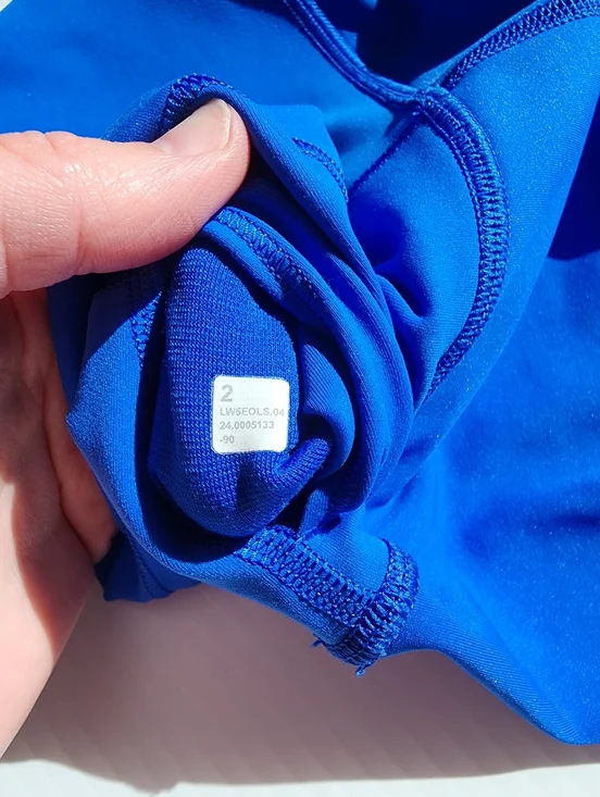 NWOT *FLAW -REPAIRED Lululemon Wunder Train High-Rise Tight 28in Inseam Sz 2 - Picture 8 of 13